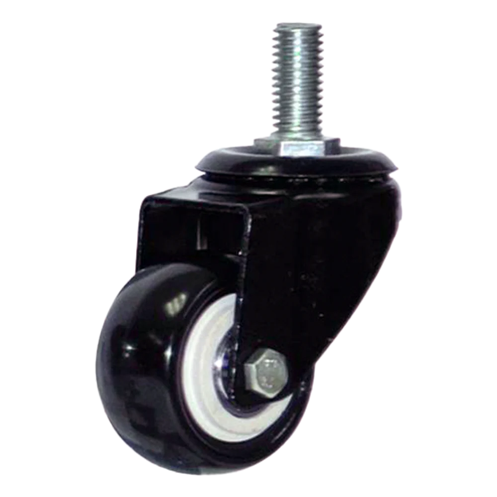 Black PP Caster Wheel Bolt Type